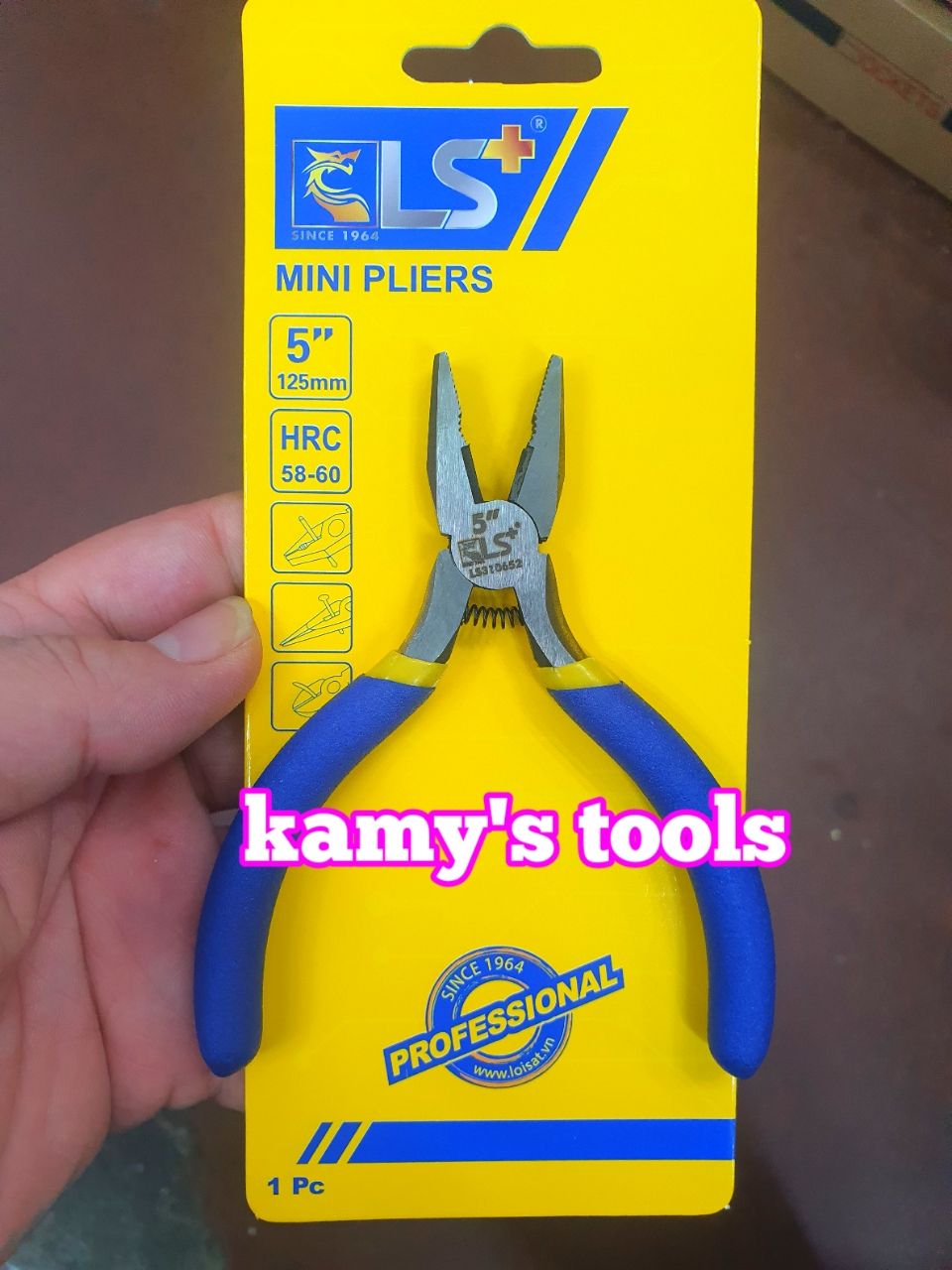 Kìm điện bằng kìm cắt kìm nhọn 5 inch 8 inch LS+ model LS310651, LS310652, LS310653