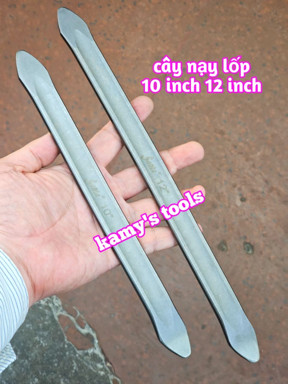 Cây nạy vỏ xe móc lốp xe máy xe đạp cạy vỏ bánh xe 10 inch 250mm 12 inch 300mm Santa