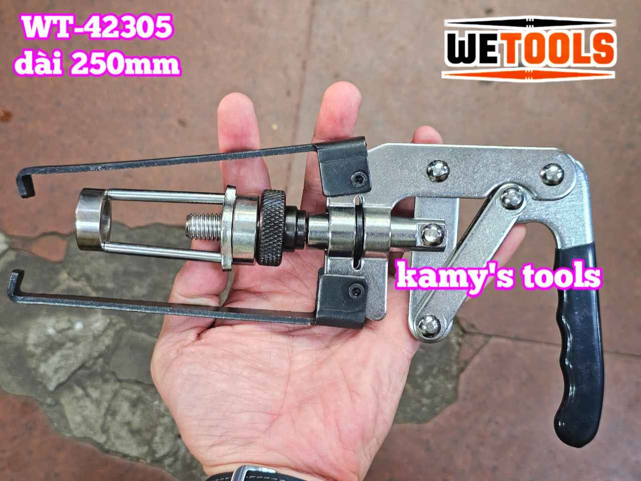 Vam cảo lò xo xupap vào móng xupap trực tiếp trên xe kiểu đòn bẩy cầm tay Wetools WT-42305