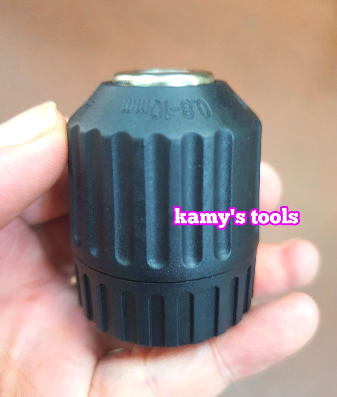 Đầu kẹp mũi khoan tự động auto lock 10mm răng 10mm 3/8 24unf 0.8mm-10mm