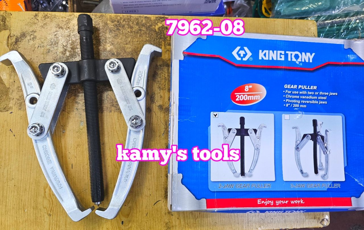 7962-08 Cảo 2 chấu Kingtony 8 inch 200mm mở 95-200mm, vam 2 chấu 8 inch