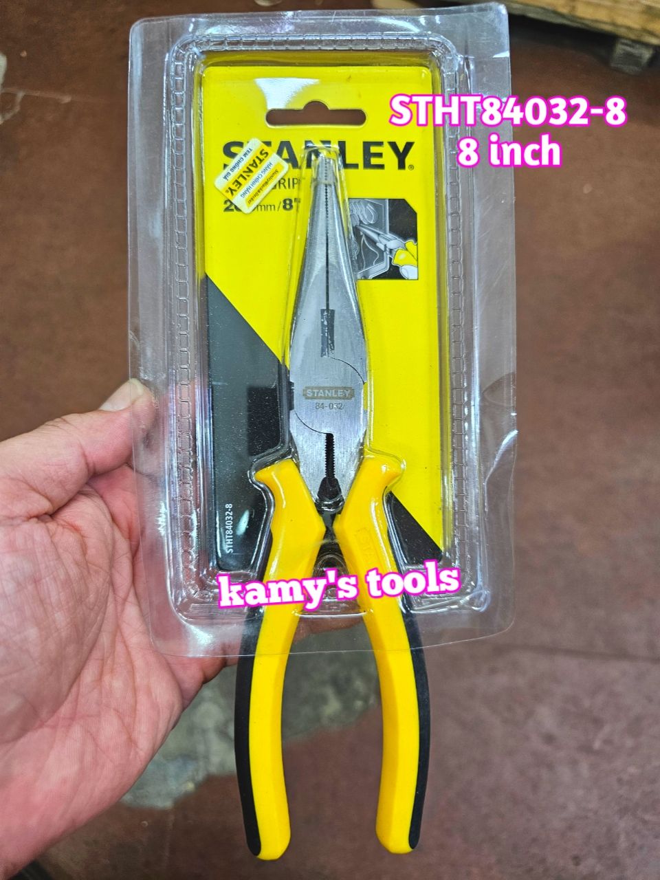 Kìm mỏ nhọn Stanley 8 inch 200mm Stanley 84-032, STHT84032-8, Kềm mỏ nhọn