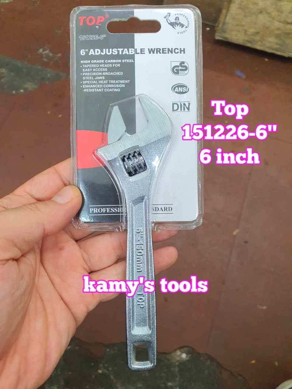 Mỏ lết 6 inch top dài 150mm 151226-6