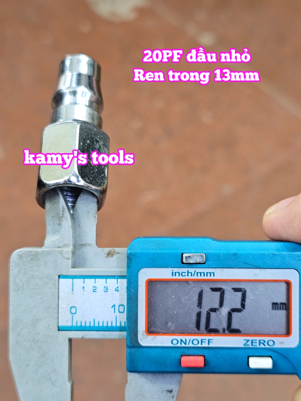 Bộ nối nhanh hơi khí nén ren trong 13mm 20PF 20SF