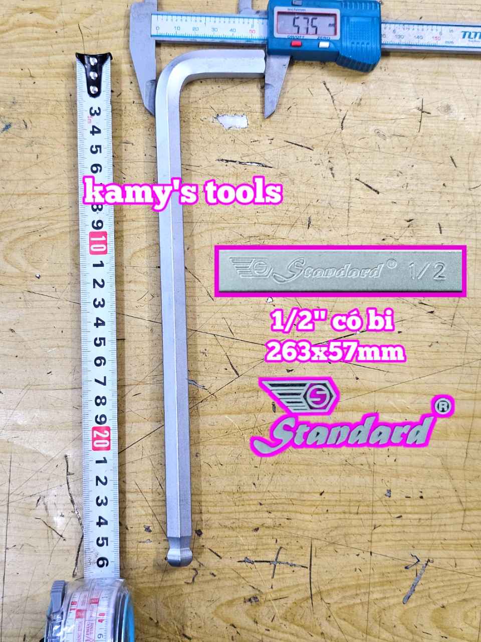 Lục giác hệ inch 1/2 inch 12.7mm Standard không bi và có bi STD-68120A STD-68120B