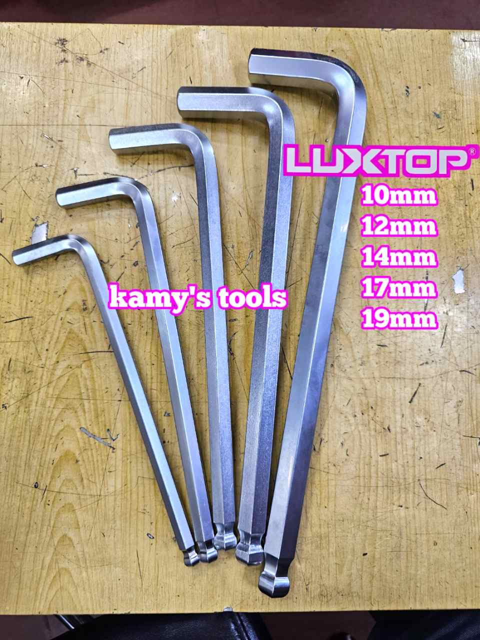 Lục giác bi Luxtop 10mm 12mm 14mm 17mm 19mm LT-SHK10 LT-SHK12 LT-SHK14 LT-SHK17 LT-SHK19