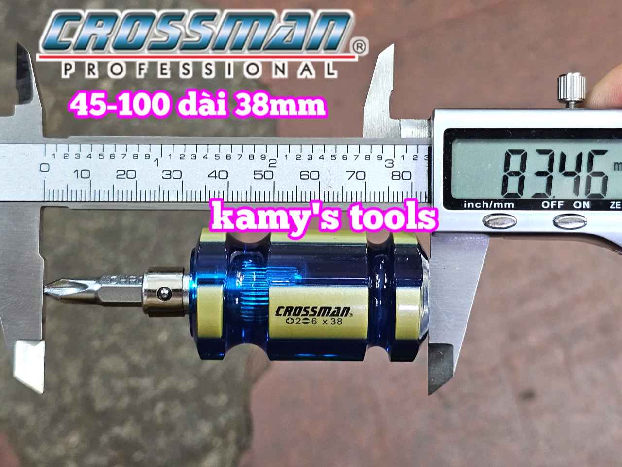 Tua vít 2 đầu mẫu mới 6mm dài 38mm 100mm 150mm 200mm Crossman 45-100 45-200 45-300 45-400