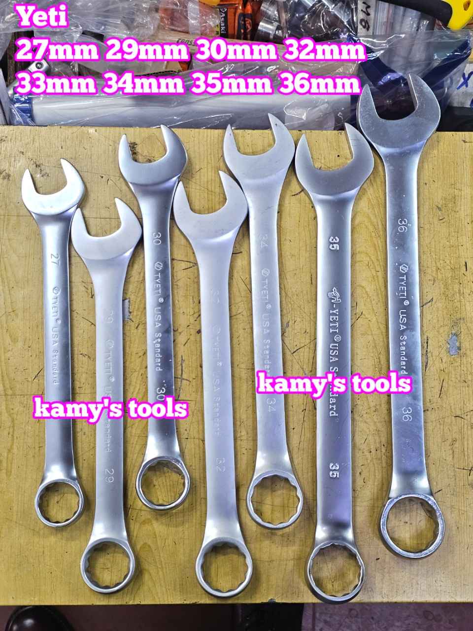 Cờ lê vòng miệng Yeti 27mm 28mm 29mm 30mm 32mm 33mm 34mm 35mm 36mm