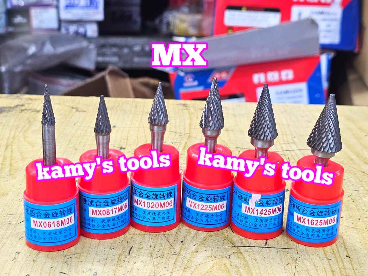 Mũi Mài Mũi Doa Hợp Kim Thép Mx 6mm 8mm 10mm 12mm 14mm 16mm