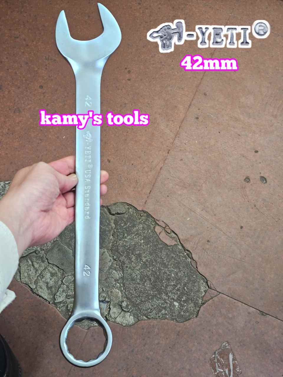 Cờ lê vòng miệng 42mm Yeti đầu búa YT-H3242