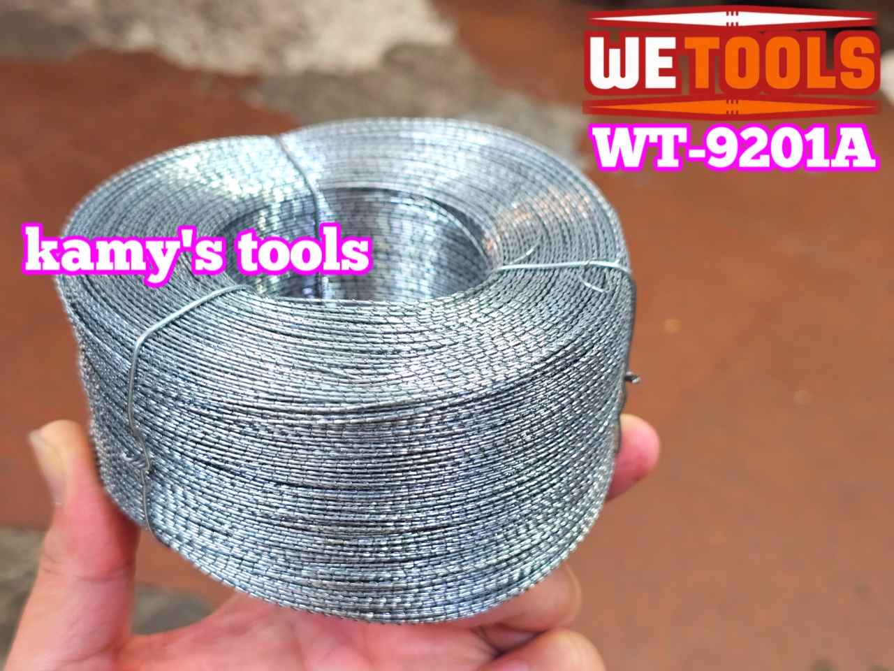 Dây chì niêm phong xoắn đôi 1000g 1kg loại tròn Wetools WT-9201A