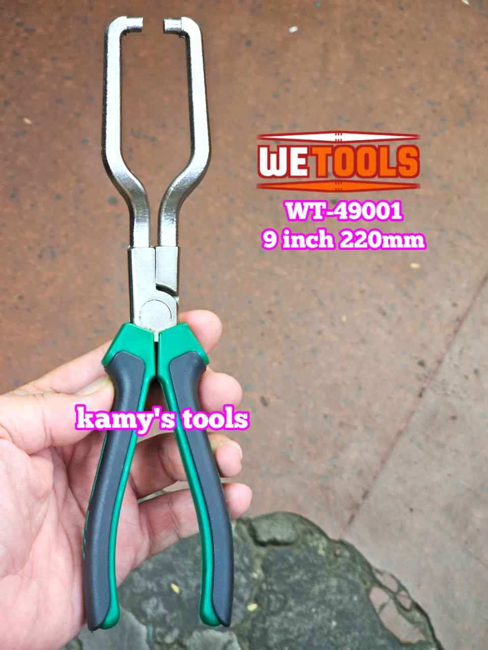 Kìm tháo ống nhiên liệu tháo ống lọc xăng bóp khớp nối ống xăng ô tô dài 9 inch 220mm Wetools WT-49001