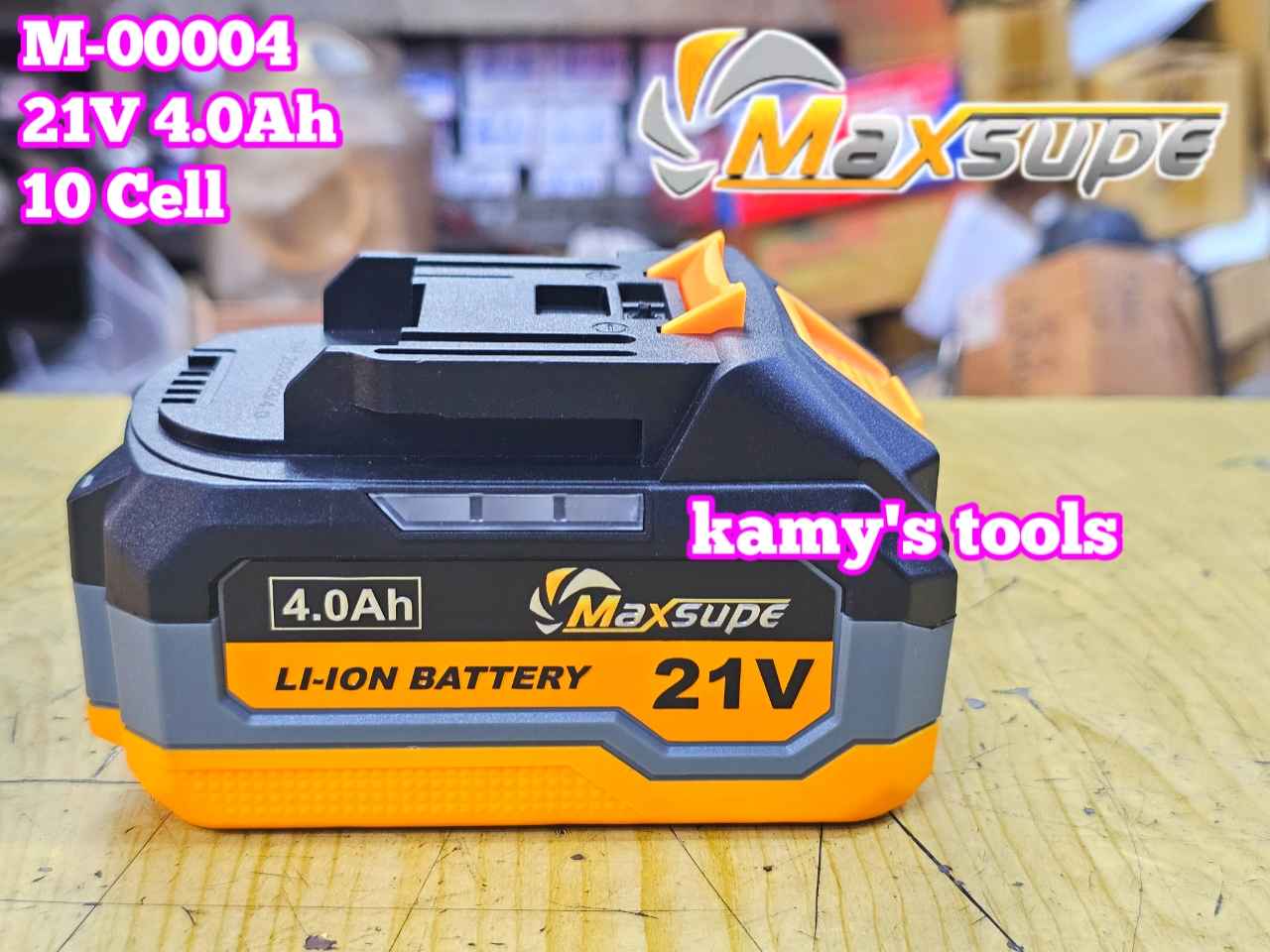 Pin Maxsupe 10 Cell 21V 4.0Ah M-00004 chân pin chuẩn LXT phổ thông 4cm