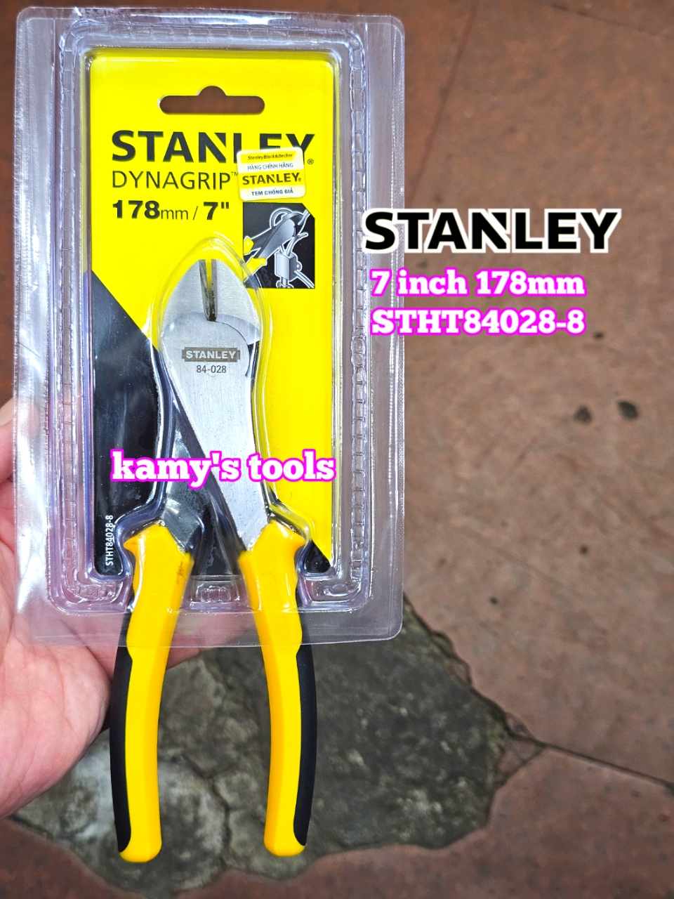 Kìm cắt chéo cao cấp 7 inch 178mm Stanley STHT84028-8 84-028