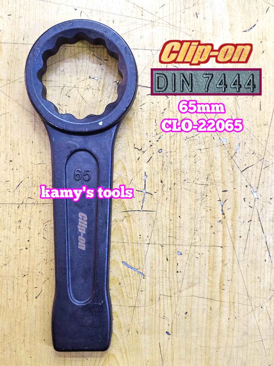 Cờ lê vòng đóng 65mm DIN7444 Clip-On CLO-22065