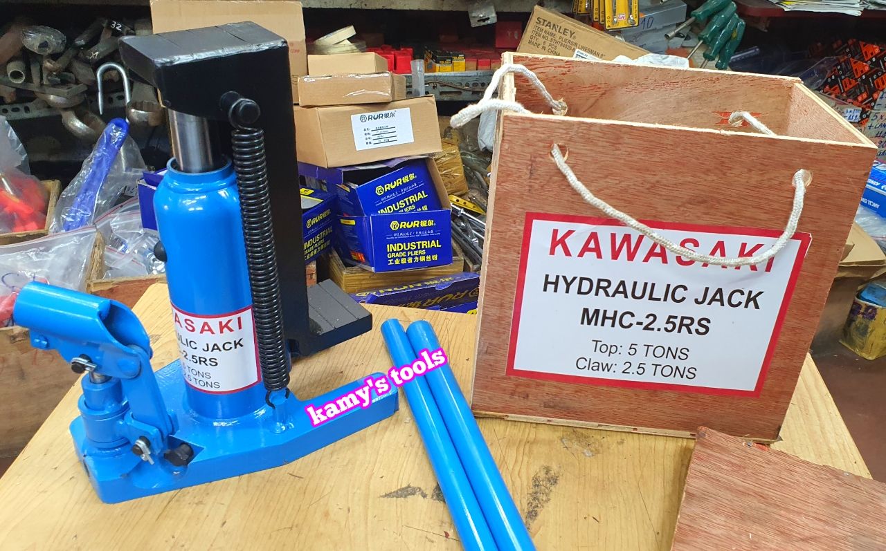 Đội móc 2.5 tấn đội đầu 5 tấn kích móc MHC-2.5RS Kawasaki, kích chân