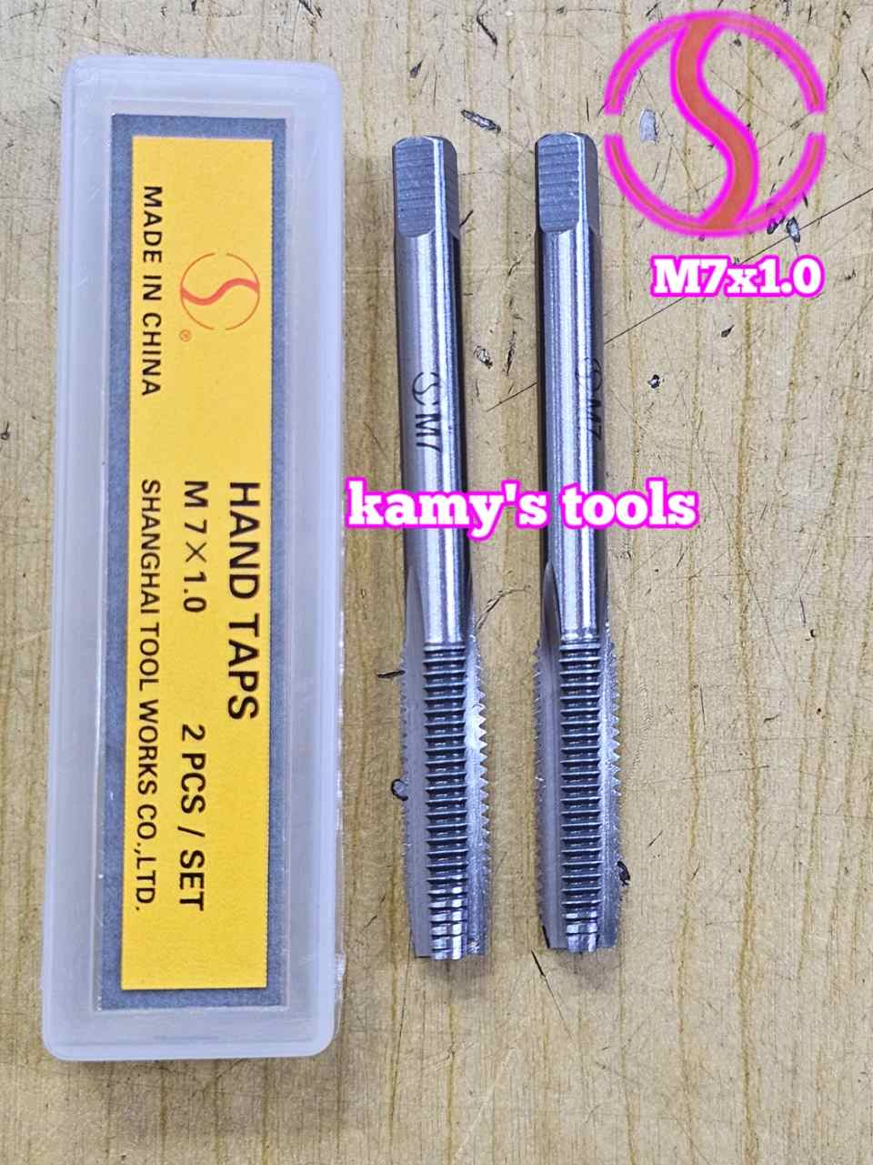 Bộ ta rô taro tạo ren trong Shanghai M7x1.0 dài 65mm SH-520710