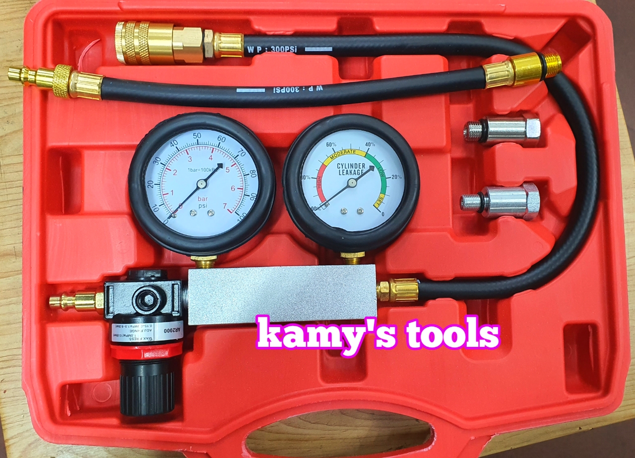 Dụng cụ kiểm tra thử kín xy lanh buồng đốt động cơ, bộ kiểm tra rò rỉ động cơ TU-21 Wetools