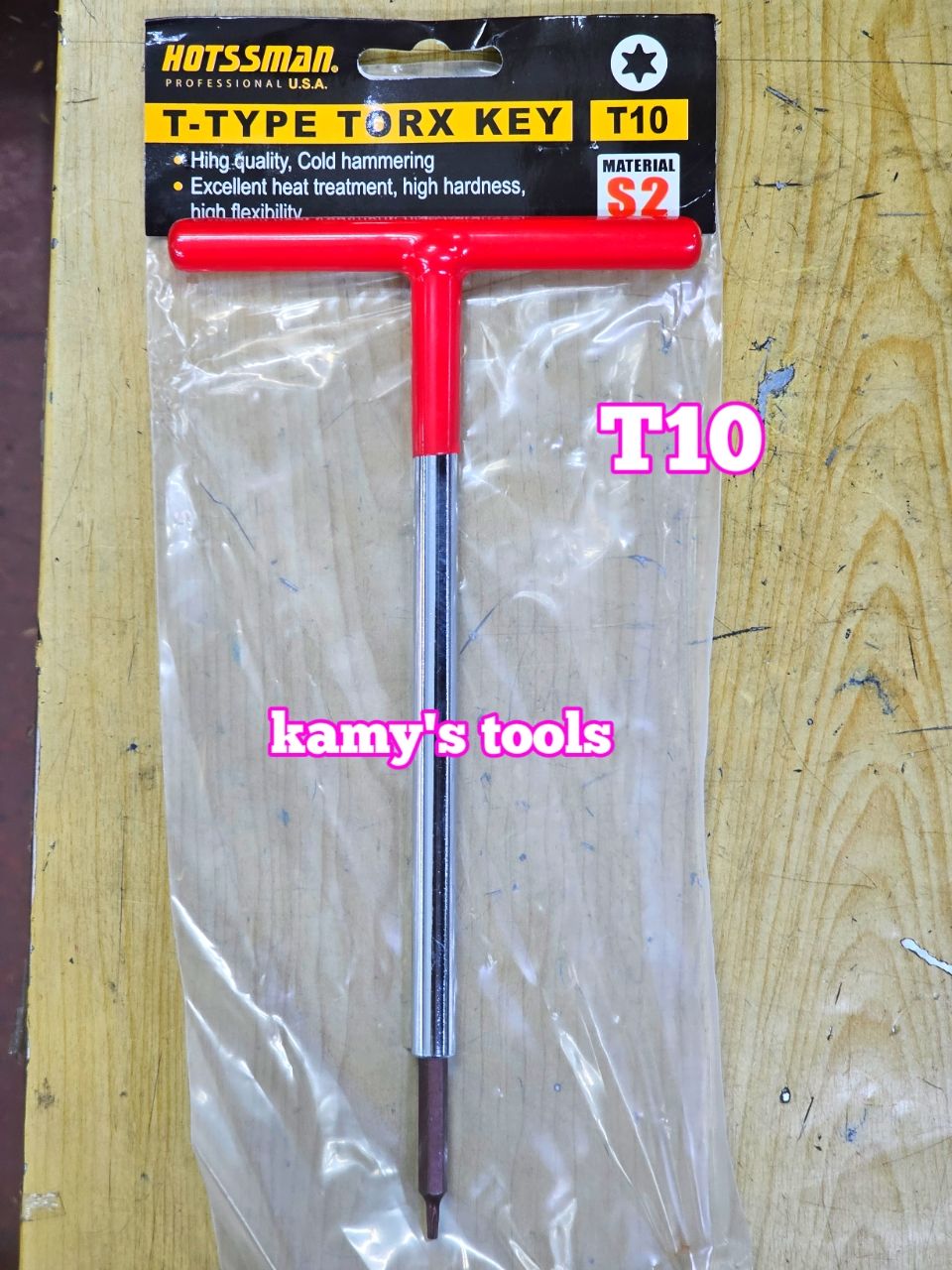 Lục giác bông sao hoa thị cán chữ T Hotssman thép S2 T10 T15 T20 T25 T27 T30 dài 230mm