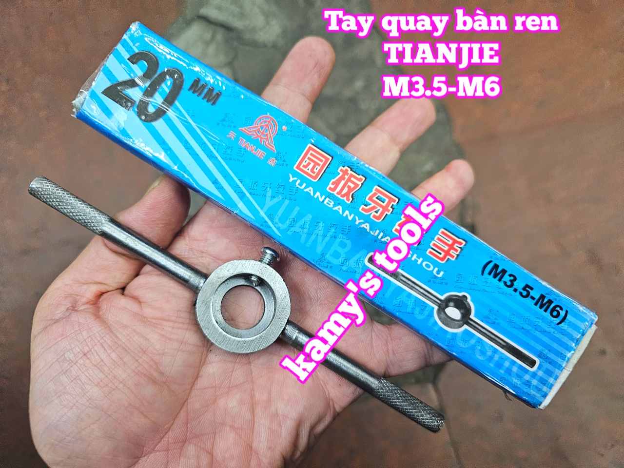 Tay quay bàn ren tạo ren ngoài Tianjie M3.5-M6 M7-M9 M10-M11 M12-M16 M18-M22