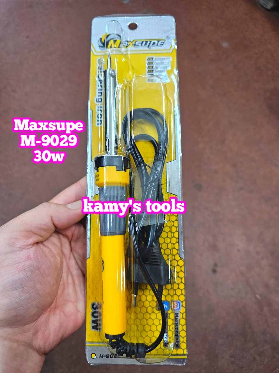 Mỏ hàn chì mỏ hàn thiếc mỏ thẳng Maxsupe 30w 50w 80w model M-9029 M-9030 M-9031