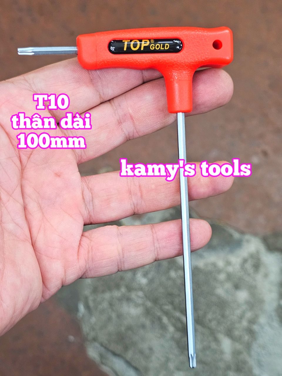 Lục giác bông sao hoa thị cán chữ T TOP GOLD T10 T15 T20 T25 T27 T30 T40