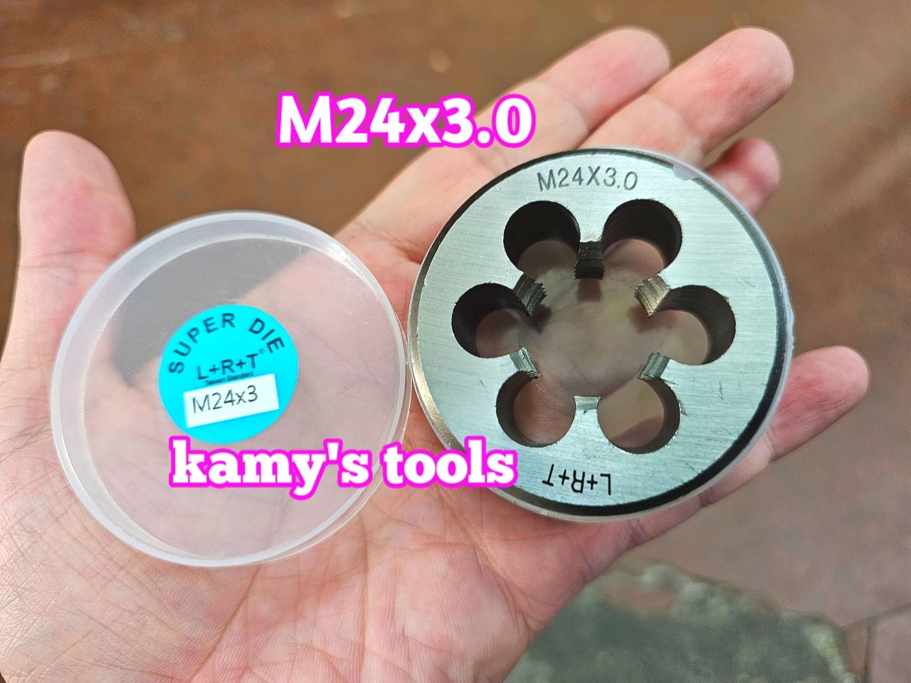 Bàn ren M24x3 24x3 L+R+T (LRT) dụng cụ tạo ren ngoài bulong
