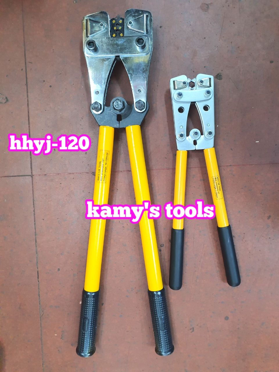 HHYJ-120 Kìm bấm cos cơ cộng lực hình lục giác đổi đầu 16-120mm2