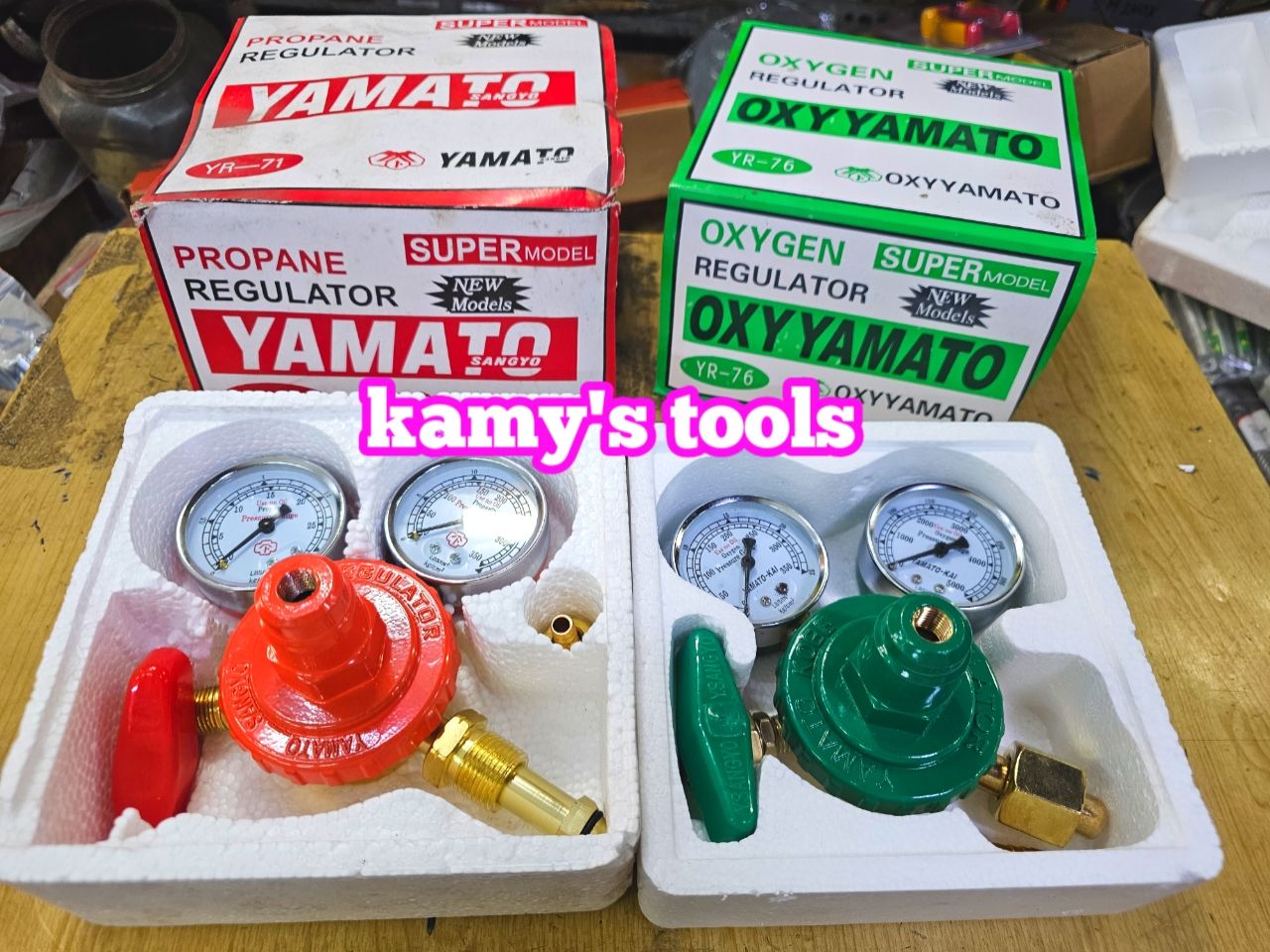 Đồng hồ oxy gas gió đá Yamato dùng cho cắt cắt kim loại