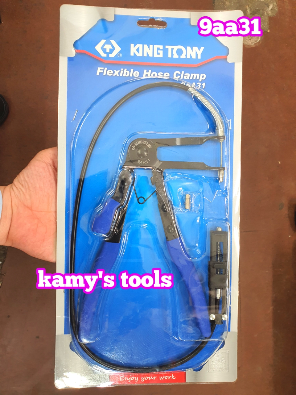 Kìm dây rút tháo cổ dê ống nước xe ô tô cao cấp Kingtony model 9aa31 và 9aa32 (bán lẻ 1 cái)