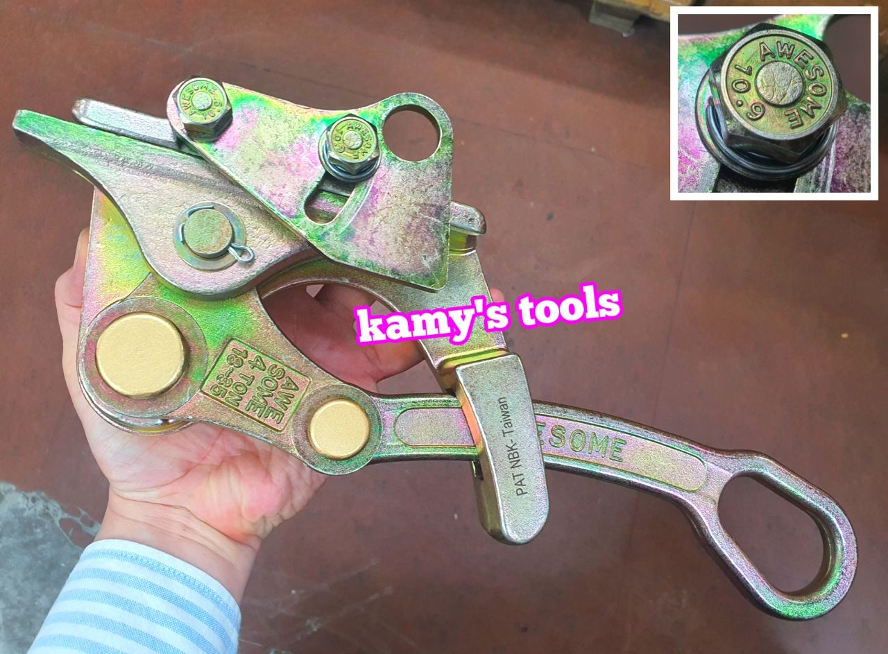 Cóc kẹp cáp cóc ngậm cáp 4 tấn S-4000CL 18mm-35mm PAT NGK AWESOME HARU