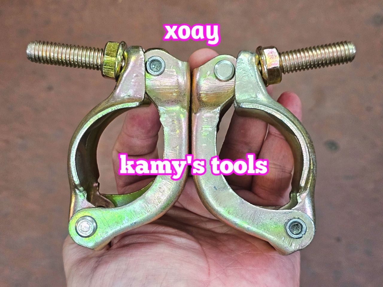 Cùm giàn giáo kẹp ống xoay và cố định kamytools