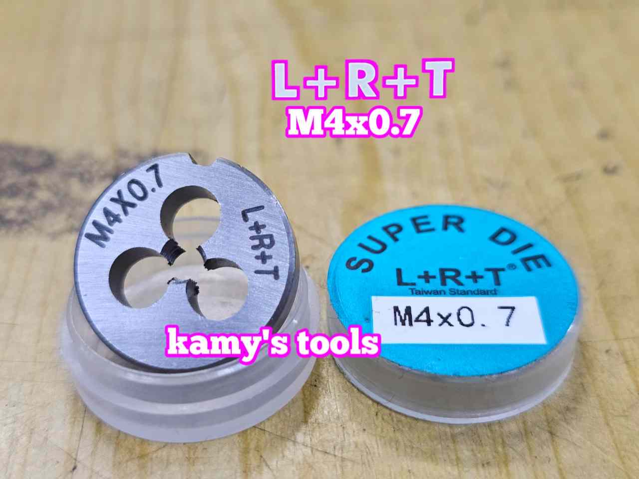 Bàn ren M4x0.7 (4x0.7) L+R+T (LRT) dụng cụ tạo ren ngoài bulong