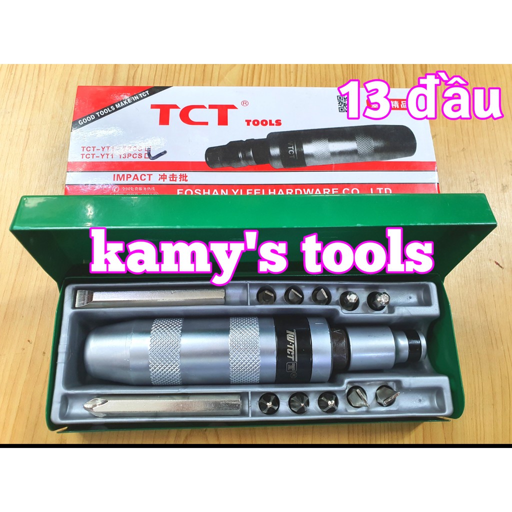 Bộ tua vít đóng tự động 13 mũi TCT cao cấp