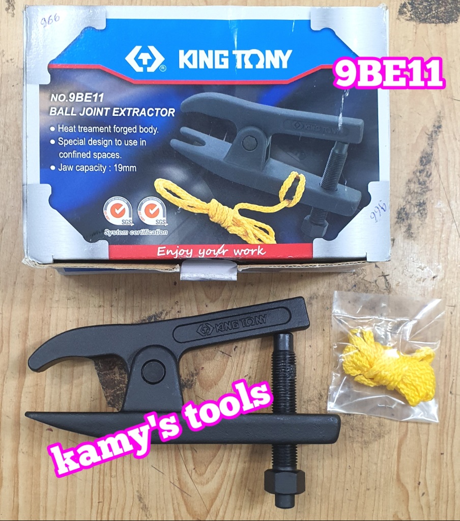 Cảo rô tuyn đen cao cấp Kingtony 9BE-11, cảo rotuyn
