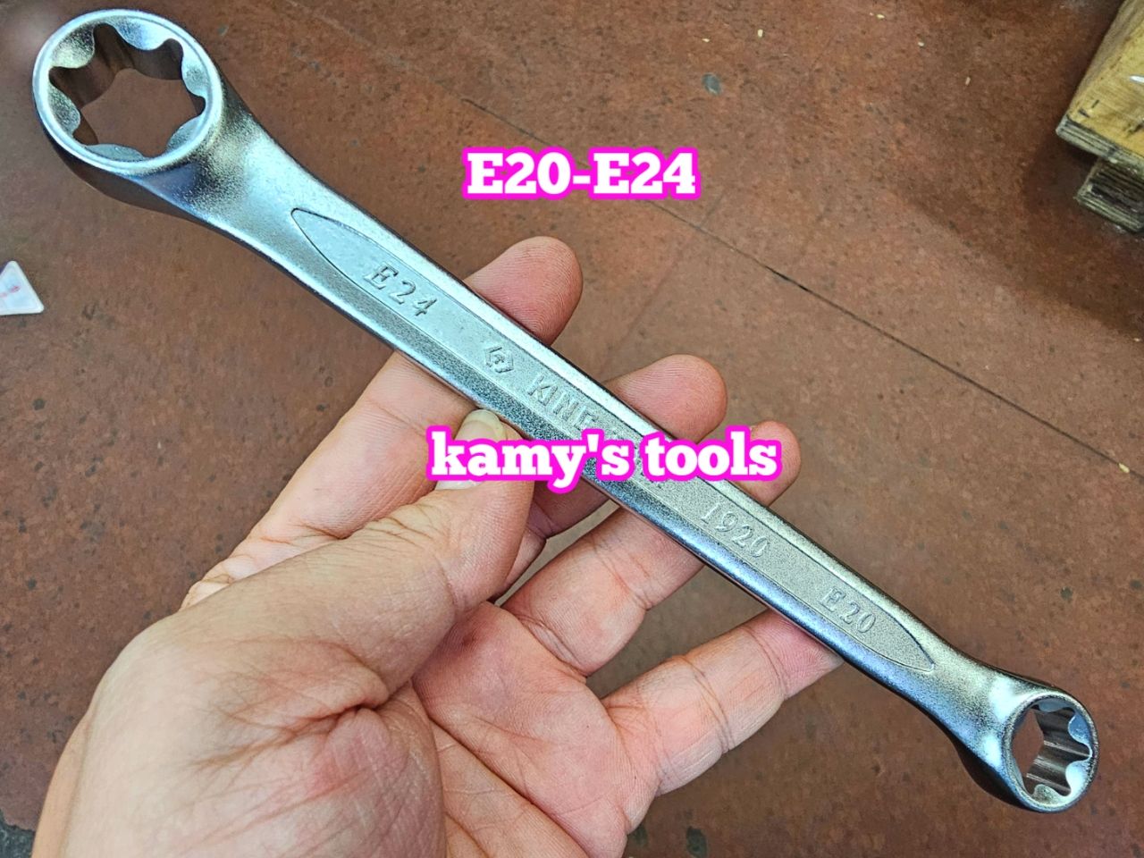 Cờ lê 2 đầu vòng E Kingtony 6x8 7x11 10x12 14x18 16x22 20x24 19200608 19200711 19201012 19201418 19201622 19202024