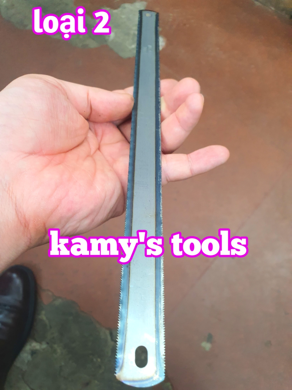 Lưỡi Cưa Sắt 2 Mặt Dài 312mm