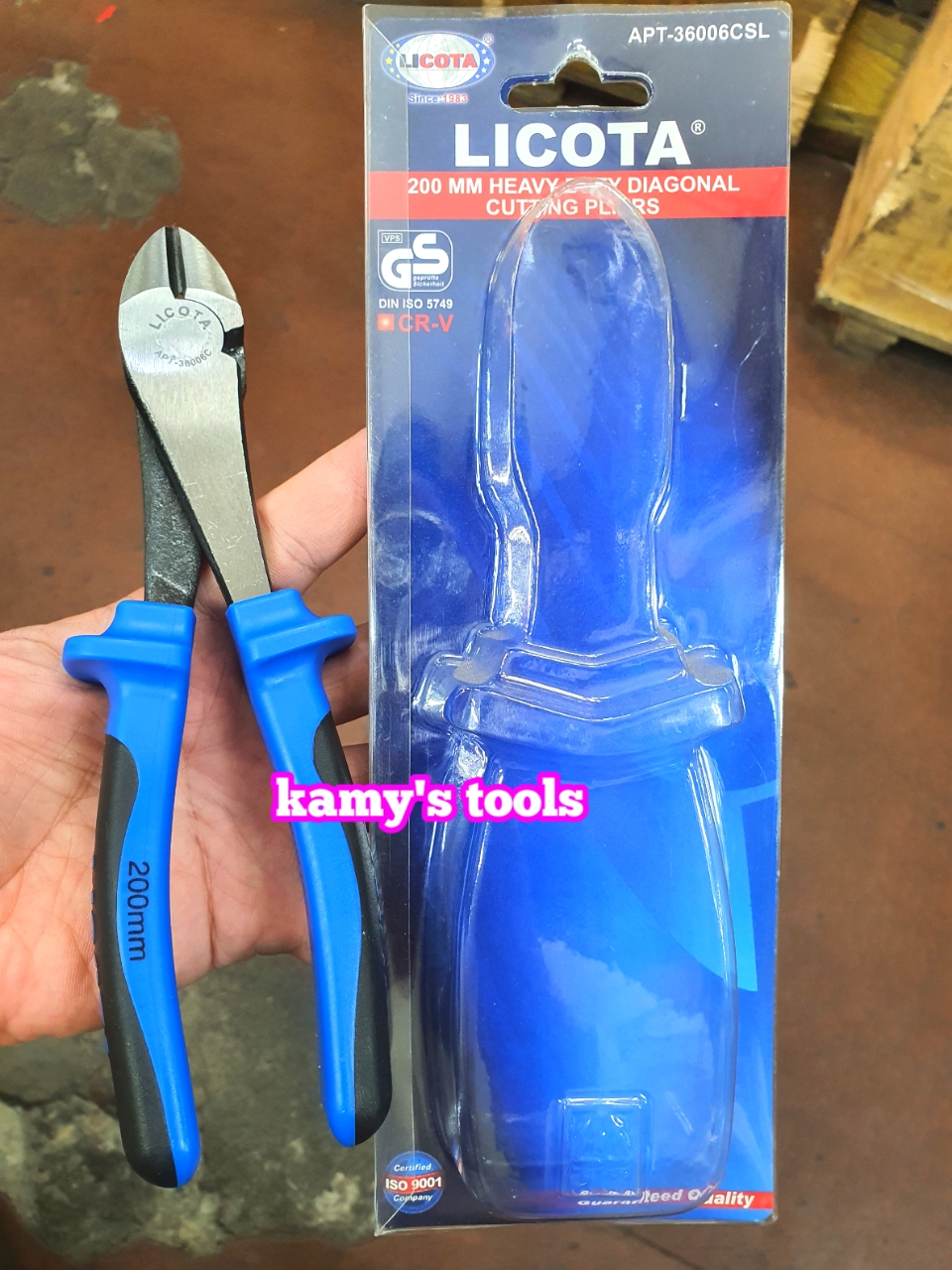 Kìm Cắt Licota 8” 200mm Apt-36006csl (Kiềm Cắt Licota, Kềm Cắt Licota)