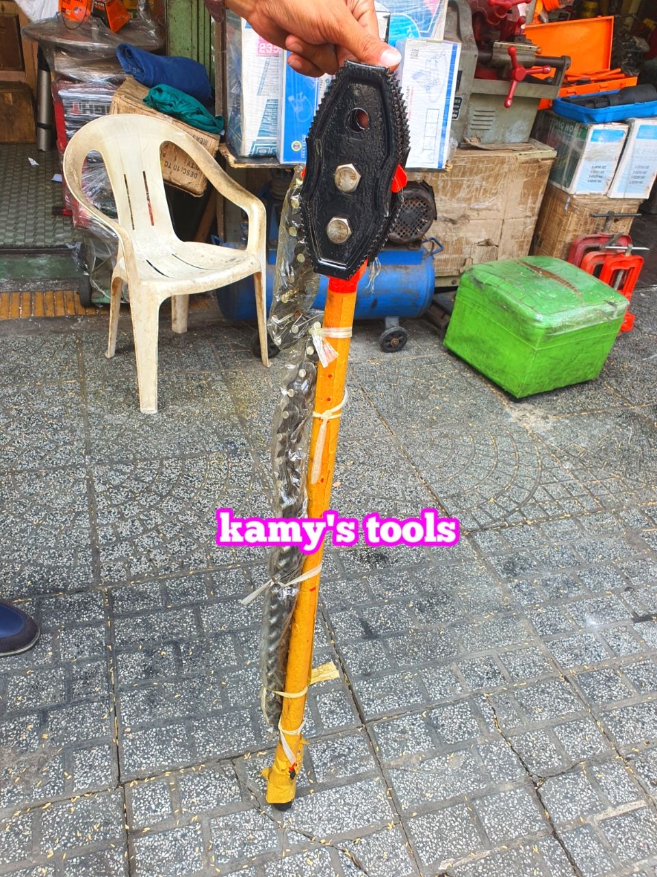 Cờ Lê Xích mở ống 200mm Cán Dài 48 inch 1110mm Xích Dài 960mm