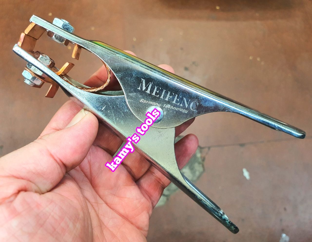 Kìm hàn cán gỗ 600a LS-600A và kìm kẹp mát mass 300a