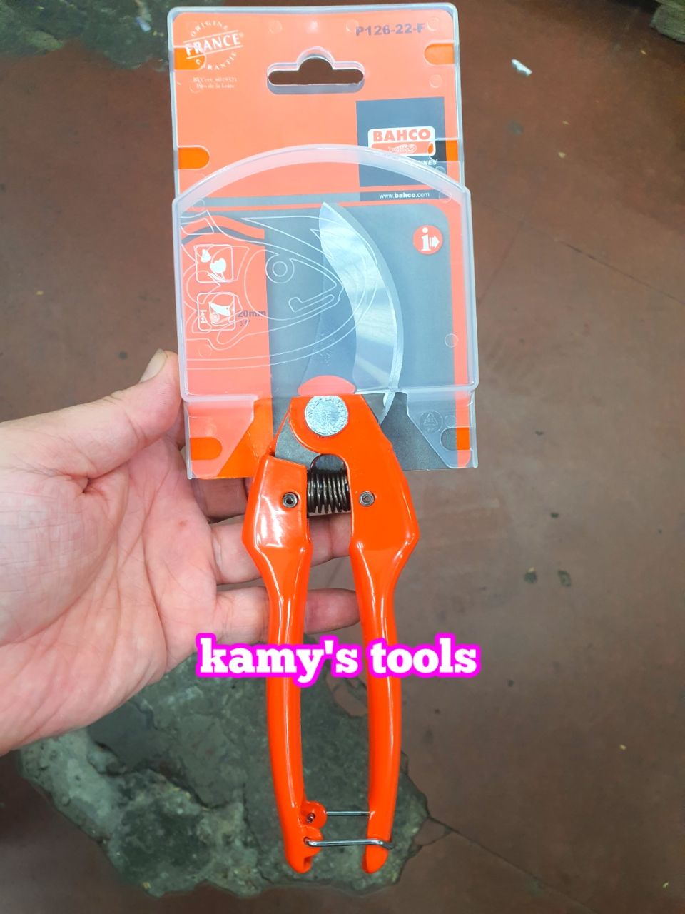 KÉO CẮT CÀNH BAHCO P126-22-F SẢN XUẤT TẠI PHÁP (KÌM CẮT CÀNH, KIỀM CẮT CÀNH, KỀM CẮT CÀNH)