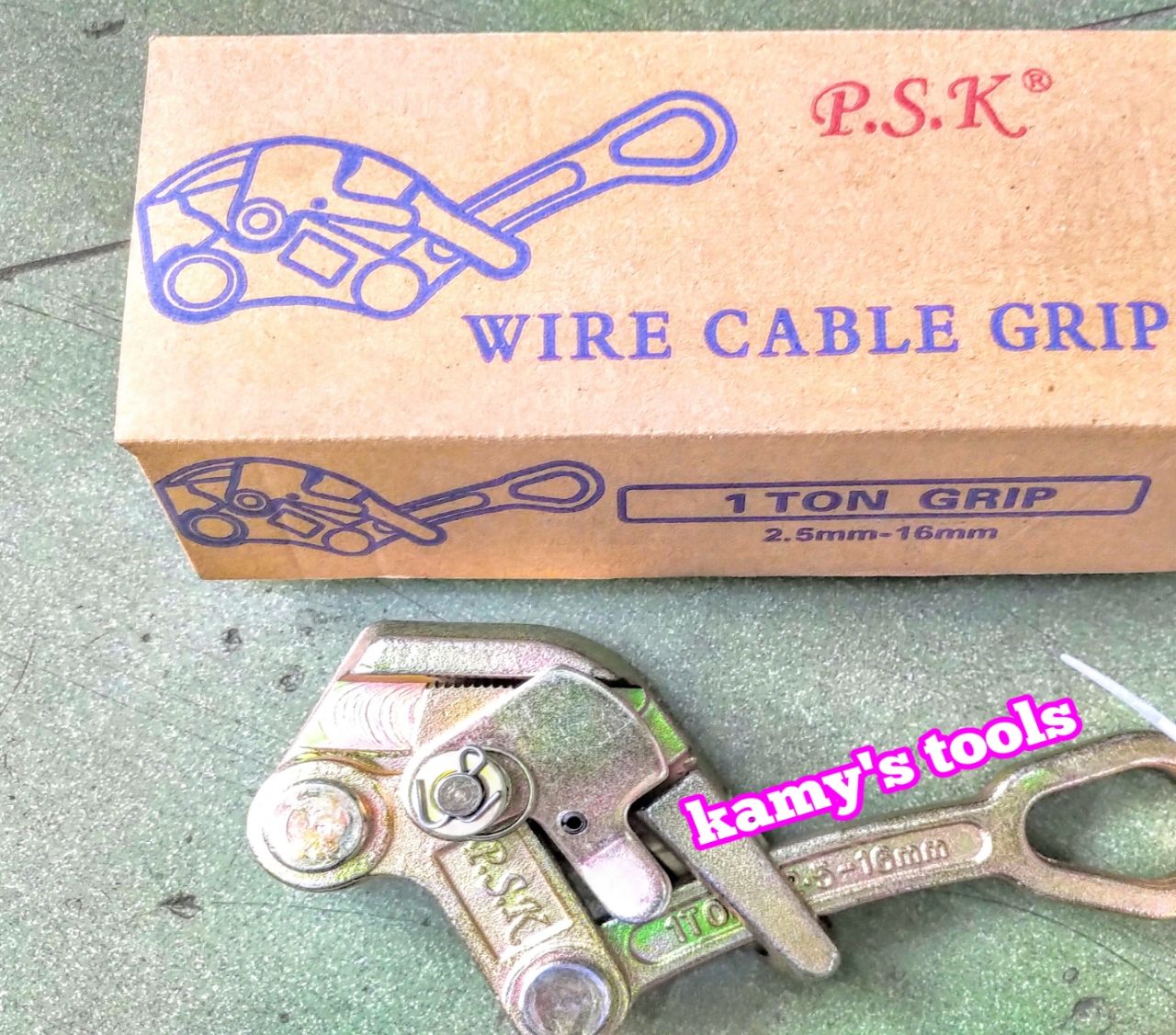 Cóc Kẹp Cáp 1 Tấn Psk 2.5mm-16mm Model Sd-1