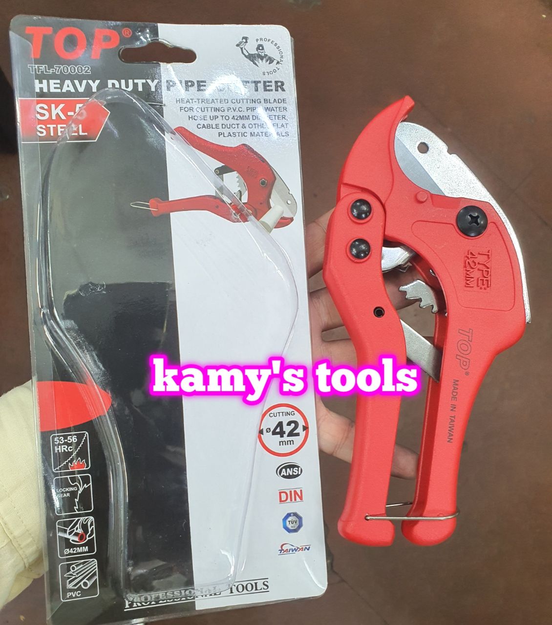 DAO CẮT ỐNG NHỰA 42MM TOP TFL-70002 (DAO CẮT ỐNG, DAO CẮT ỐNG NHỰA)