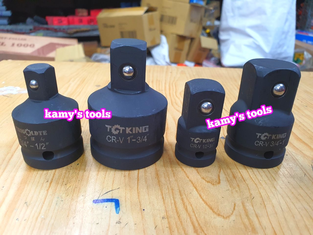 Đầu chuyển, đầu biến khẩu 1 ra 3/4, 3/4 ra 1, 1/2 ra 3/4 thép đen cao cấp