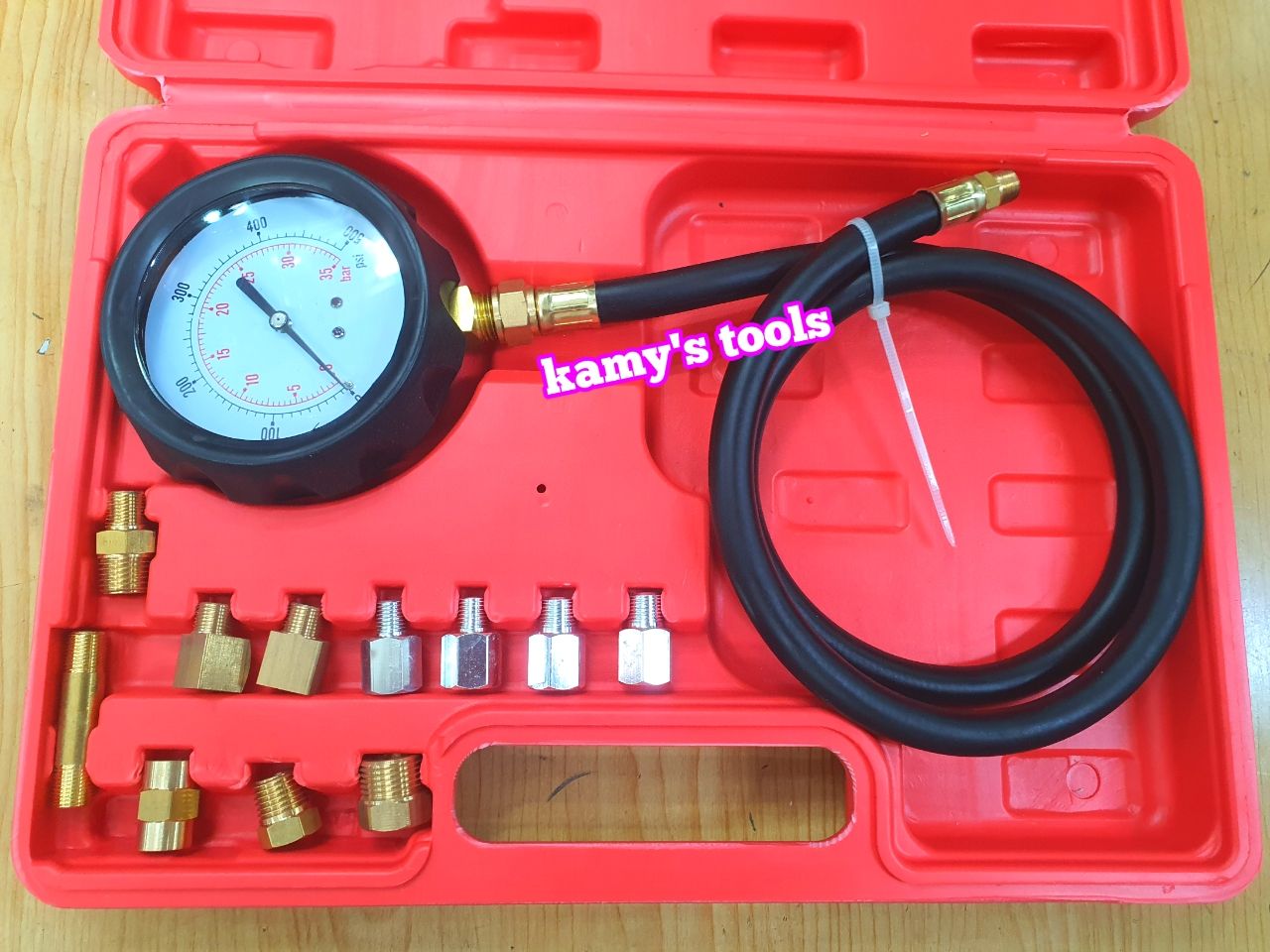 Thiết bị đo kiểm tra áp suất dầu nhớt động cơ hộp số tự động 500psi TU-11A Trigoldte