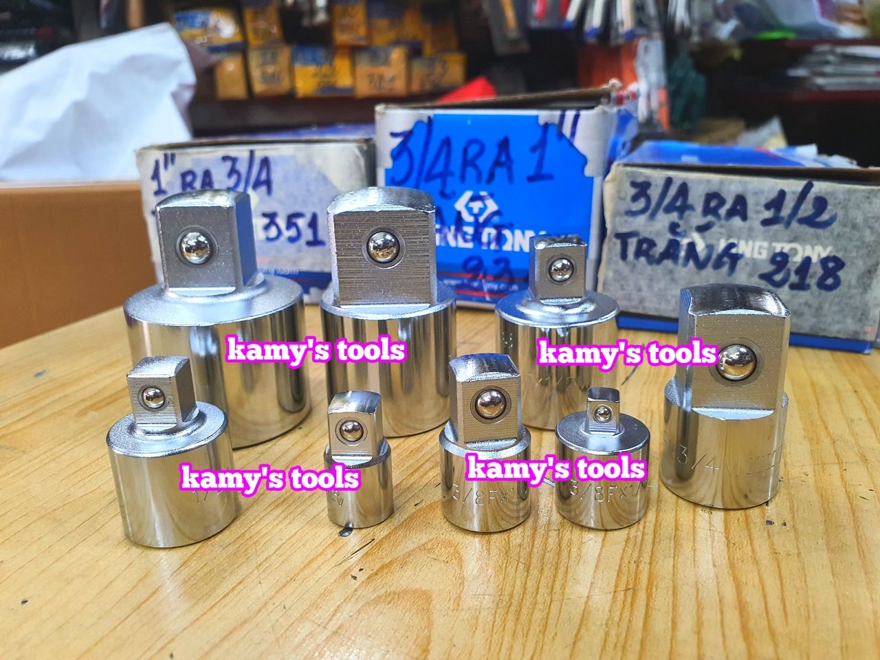 Đầu chuyển đầu biến Kingtony trắng 1/4