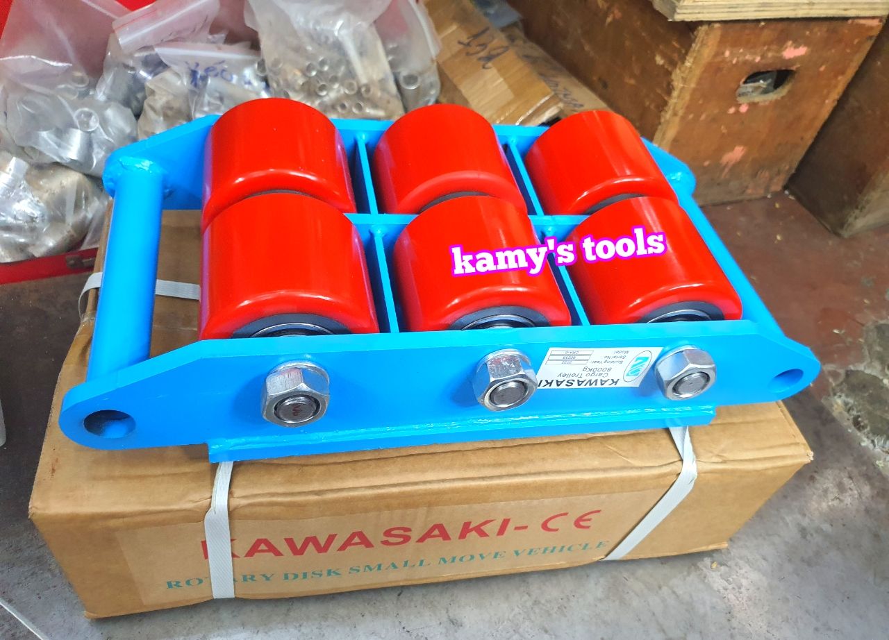 Con rùa đẩy hàng 8 tấn model CRA-6 6 bánh xe PU