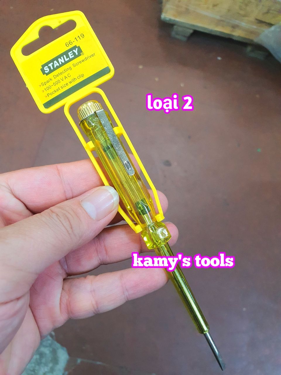 Bút Thử Điện Stanley 66-119 Loại 1 Và Loại 2, Tua Vít Thử Điện, Tô Vít Thử Điện giá bán 1 cây