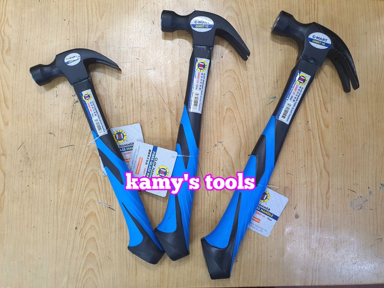 Búa nhổ đinh cán bọc cao su C-mart 8oz 12oz 16oz G0007-08 G0007-12 G0007-16