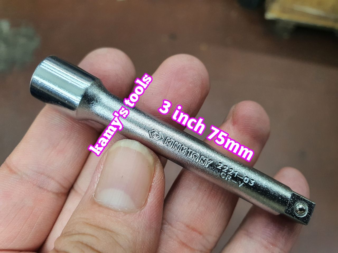 Khúc nối 1/4 inch kingtony 3 inch 75mm 4 inch 100mm 6 inch 150mm 10 inch 250mm model 2221-03, 2221-04, 2221-06, 2221-10